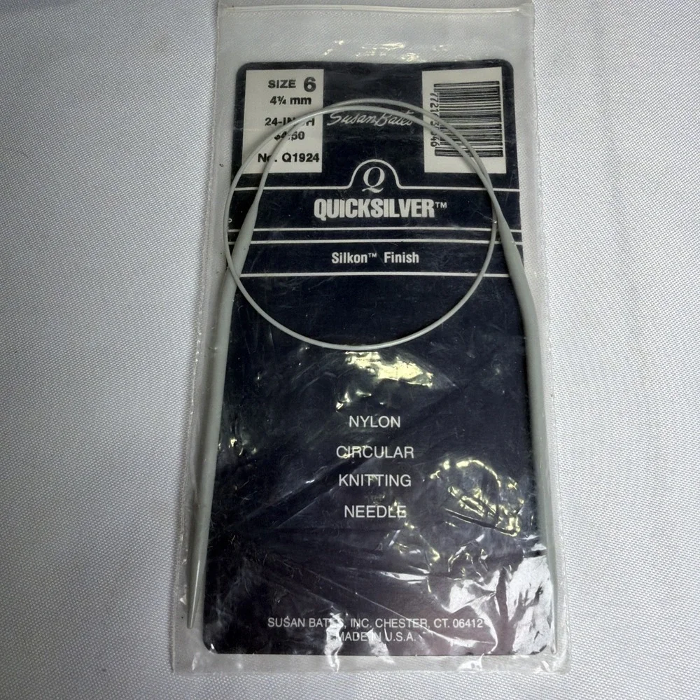 Susan Bates Quicksilver & Silvalume Circular & Straight Knitting Needles Lot